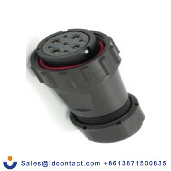 RS PRO,233-8353,29 mm 圆形连接器 插头, 9芯, 电缆安装, 母插芯, 500 V, IP68, SP29系列