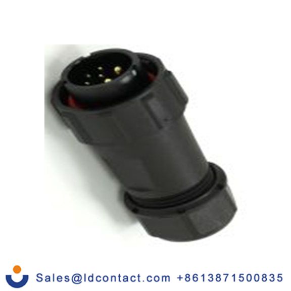 RS PRO,233-8368,21 mm 圆形连接器 插头, 6芯, 电缆安装, 公芯, 500 V, IP40, SY21系列