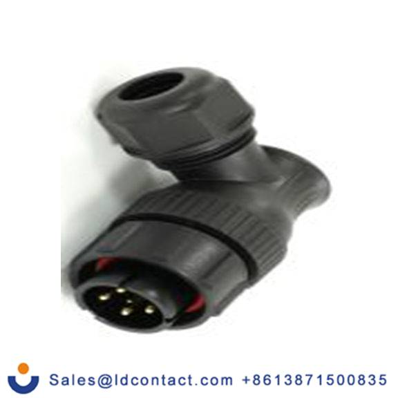 RS PRO,233-8404,21 mm 圆形连接器 插头, 6芯, 电缆安装, 公芯, 500 V, IP40, SY21系列