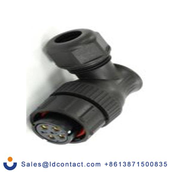 RS PRO,233-8408,21 mm 圆形连接器 插头, 6芯, 电缆安装, 母插芯, 500 V, IP40, SY21系列