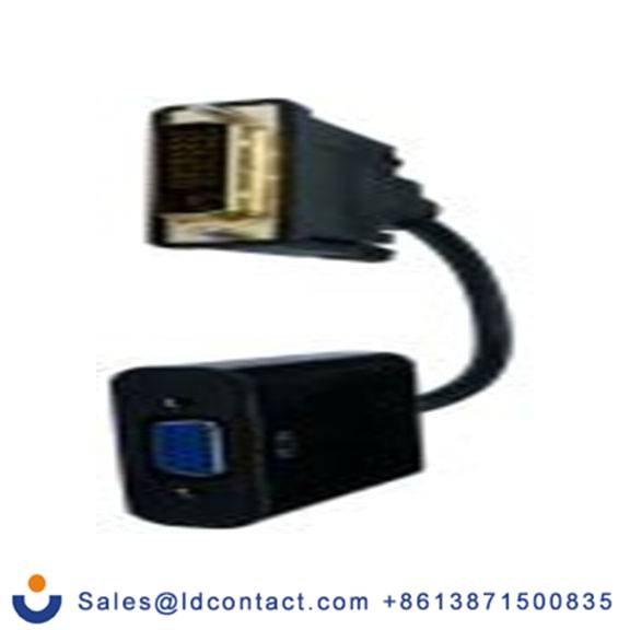 RS PRO,236-9105,适配器 DVI-D类型 公 VGA类型, 镀金色触点 母插, 聚氯乙烯外壳