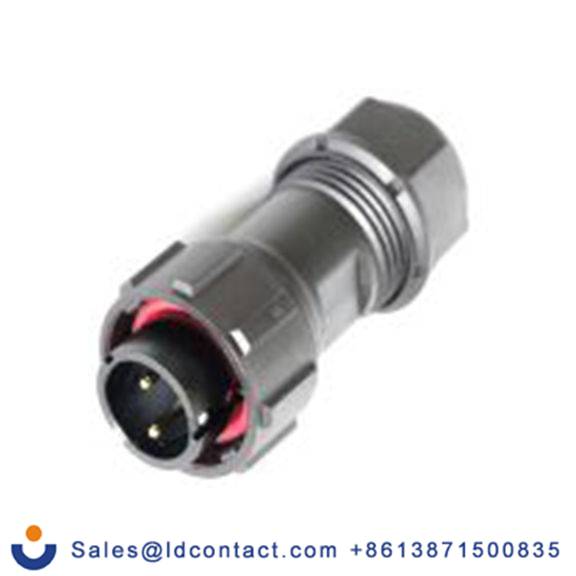 RS PRO,250-6073,Standard 圆形连接器 插头, 2芯, 电缆安装, 公芯, 500 V, IP40, SY17系列