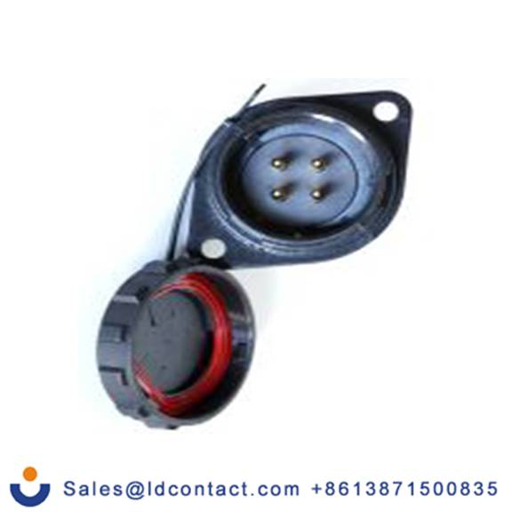 RS PRO,250-6258,Standard 圆形连接器 插座, 4芯, 法兰安装, 公芯, 500 V, IP40, SY29系列