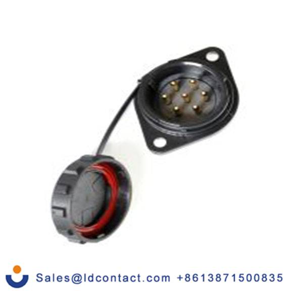 RS PRO,250-6259,Standard 圆形连接器 插座, 7芯, 法兰安装, 公芯, 500 V, IP40, SY29系列