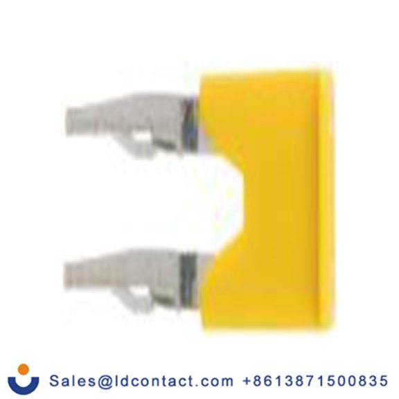 RS PRO,763-7494,ZRK 拉伸弹簧连接系统 跨接条, 铜合金制, 黄色, ZQI系列