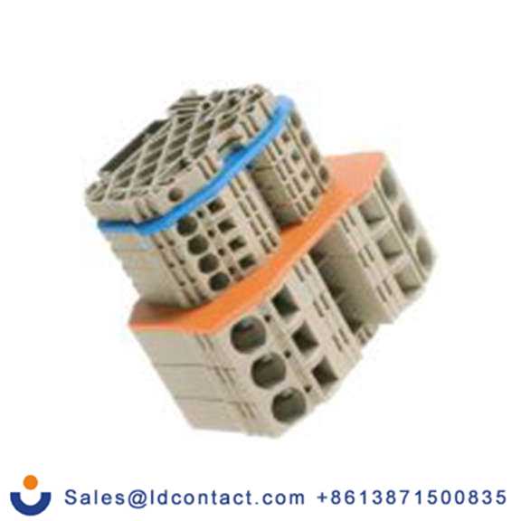 RS PRO,763-7441,ZRKD 双层接线端子块，ZSLD 双层接线端子块 盖轮廓载体, 尼龙 66制, 米色, ZAPD系列