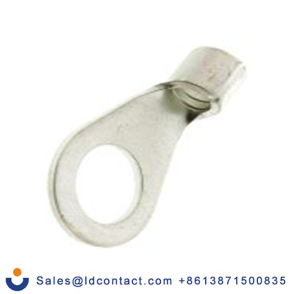 RS PRO,809-2230,非绝缘 铜 环形端子, Φ6.5 mm内环 22 AWG, 6.5 mm螺栓, 灰色 16 AWG, -40 °C至150 °C DRNB系列