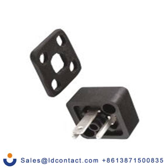 RS PRO,811-8244,电磁阀插头, DIN 43650型, 公插, 2P+E, 250 V 交流, 黑色