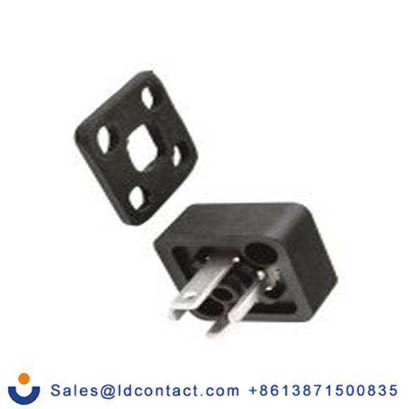 RS PRO,811-8247,电磁阀插头, DIN 43650型, 公插, 3P+E, 250 V 交流, 黑色