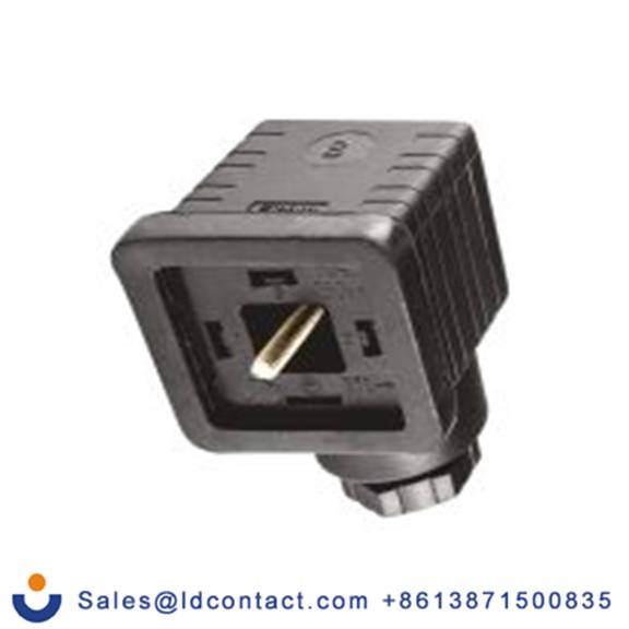 RS PRO,811-8266,电磁阀插头, DIN 43650 A型, 母座, 2P+E, 250 V 交流, 10A, PG11格兰头, 黑色