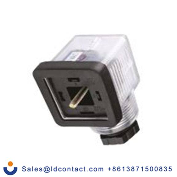 RS PRO,811-8187,带灯电磁阀插头, DIN 43650 A型, 母座, 3P+E, 110 V 直流, 10A, PG11格兰头, 透明