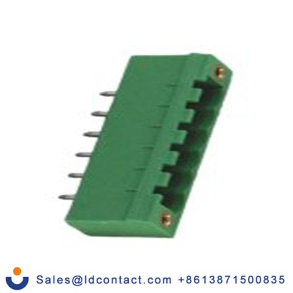 RS PRO,874-4935,6p插拔式接线端子 直向排针, 5.08mm间距, 15.0A, 600.0 v, THT安装, 焊接端接