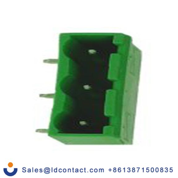 RS PRO,874-5414,3p插拔式接线端子 直角排针, 7.62mm间距, 15.0A, 750.0 v, THT安装, 焊接端接