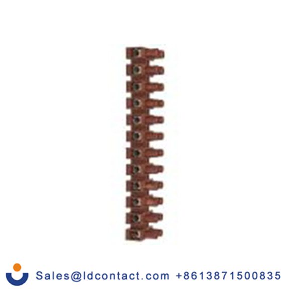 RS PRO,840-7941,非熔断型端子排, 12路, 11.8 mm节距, 450 V 32A, 线规12 AWG, 电缆安装, 暗棕色 螺钉, ES-V系列