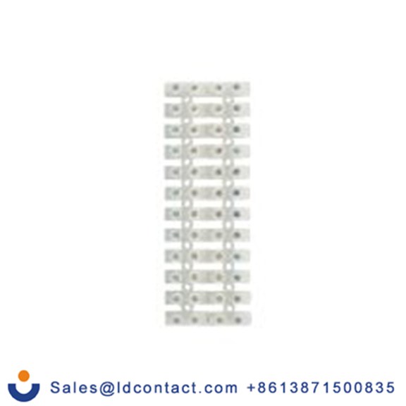 RS PRO,865-9833,非熔断型端子排, 12路, 12 mm节距, 450 V 32A, 线规10 AWG, 直接安装, 天然色 螺钉, ES-V系列