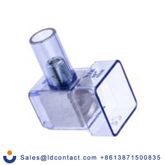 RS PRO,868-0770,非熔断型端子排, 1路, 450 V, 线规35 mm², 面板安装, 透明蓝色 螺钉