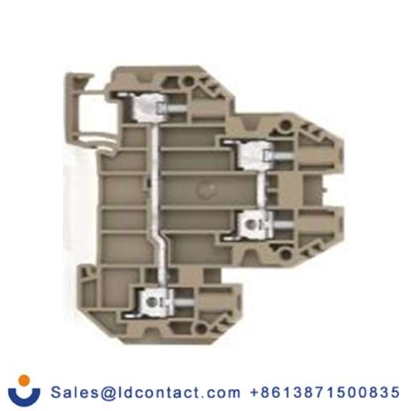RS PRO,872-4795,2 馈通端子块, 1 kV, 米色, 17185.2系列 螺钉
