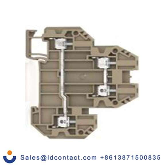 RS PRO,872-4798,2 馈通端子块, 1 kV, 米色, 17180.2系列 螺钉