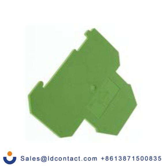 RS PRO,872-4818,SSL/SRK 接线端子 盖轮廓载体, 尼龙 66制, 绿色