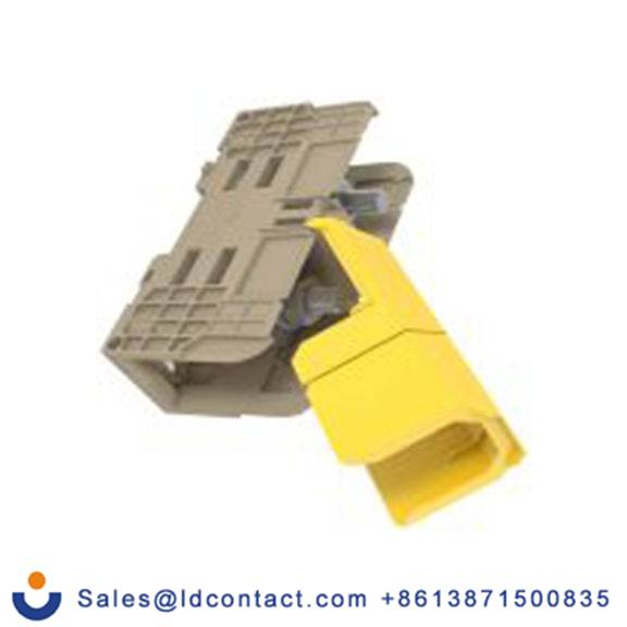 RS PRO,872-4858,HSKG 系列 单鸥翼端子盖, 尼龙 66制, 黄色, 17123.8系列