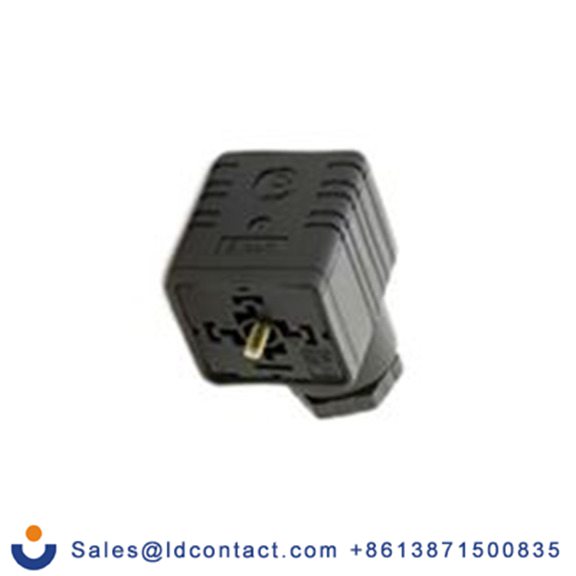 RS PRO,896-2057,电磁阀插头, DIN 43650 A型, 母座, 2P+E, 250 V 交流, 10A, PG9格兰头, 黑色