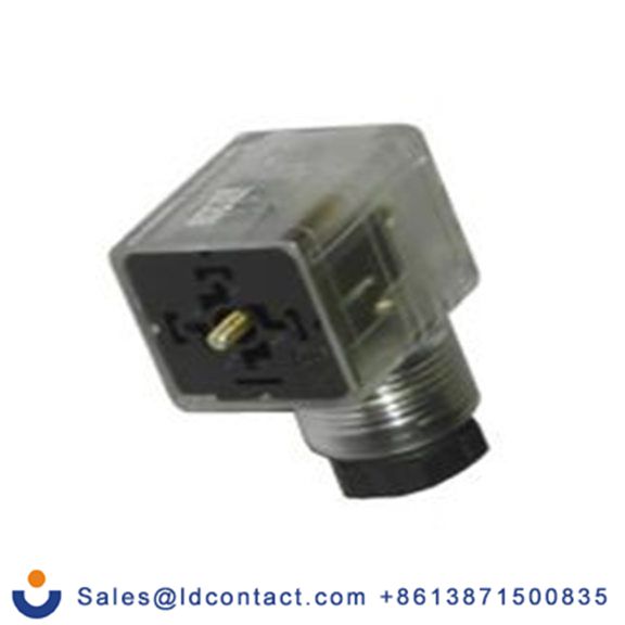 RS PRO,896-2088,带灯电磁阀插头, DIN 43650 A型, 母座, 2P+E, 230 V 交流, 10A, PG11格兰头, 透明