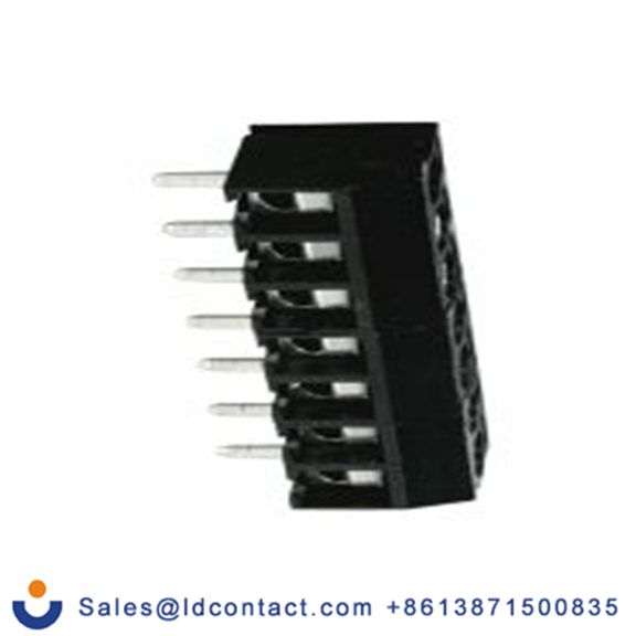 RS PRO,897-1345,PCB端子排, 7p, 3.5mm间距, 6A, 300 V, THT安装, 螺钉端接, 直向, 黑色