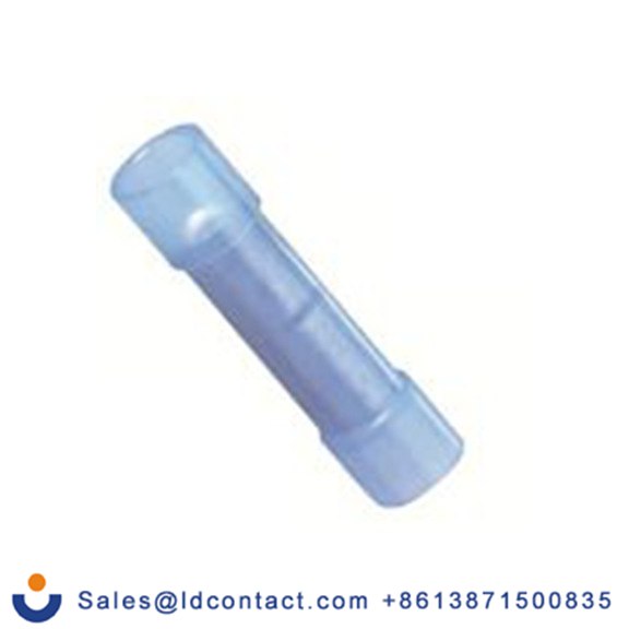 RS PRO,178-7220,接头连接器, 对接, 蓝色, Φ4.5 mm, 绝缘, 25.2 mm总长, BNYTF2系列 14 AWG