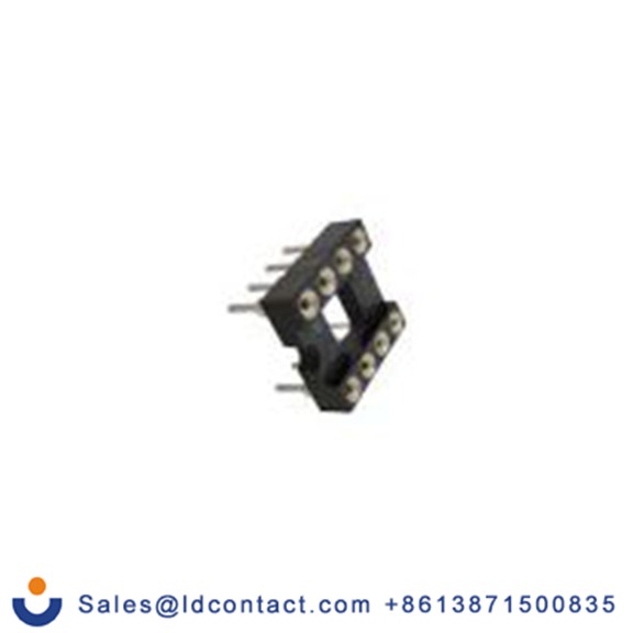 RS PRO,183-1560,DIP8插座, 垂直式, 2.54 mm节距, 弯曲, 通孔安装, 封闭框架, 系列 DIL插座 3A