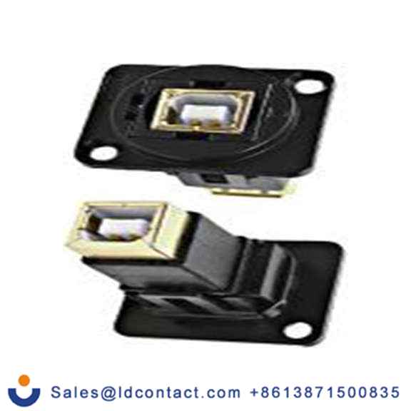 RS PRO,203-5567,馈通 USB 接口, USB B对B型 内螺纹/内螺纹, 1端口, 面板安装 直向, IP40 USB 2.0 Feedthrough系列