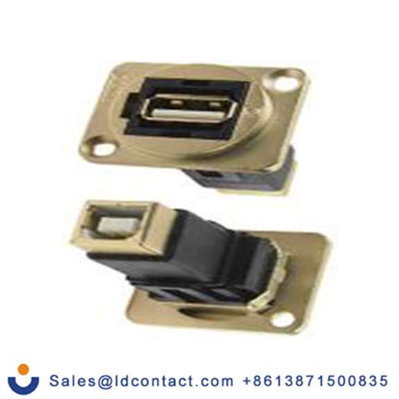 RS PRO,203-5574,馈通 USB 接口, USB A对B型 母插, 1端口, 面板安装 直向, IP40 USB 2.0 Feedthrough系列