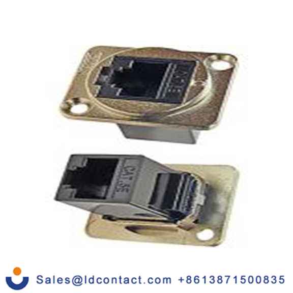 RS PRO,203-5594,RJ45 连接器 RJ45, Cat5e网络, 1端口, 箔屏蔽双绞线 (FTP), 30 mm长 Feedthrough系列