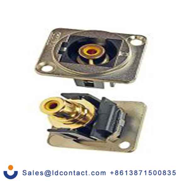 RS PRO,203-5605,漏电保护插座 直向, 面板安装, 黄色, 镀镀金镍触点