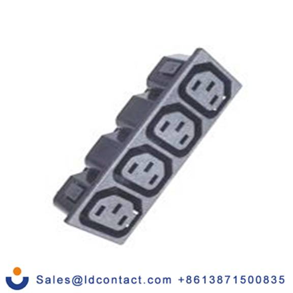 RS PRO,811-7197,C13, 直向 IEC 连接器, 卡入式安装, 250 V 母插 20A, EMO系列