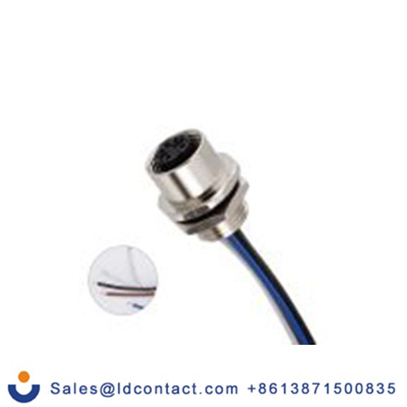 RS PRO,134-185,M12 工业圆形连接器 插座, 4芯, 面板安装, 母插芯, 250 V, IP40