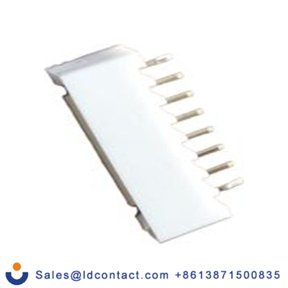 RS PRO,147-084,8p 1排 PCB 针座 顶入 线对板连接器, 2.5 mm间距, 250 V, 通孔安装 覆盖