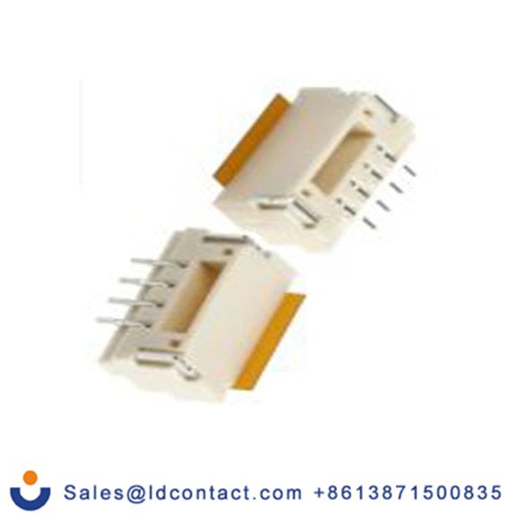 RS PRO,147-105,4p 1排 PCB 针座 直向 线对板连接器, 1.25 mm间距, 50 V, 表面安装 覆盖