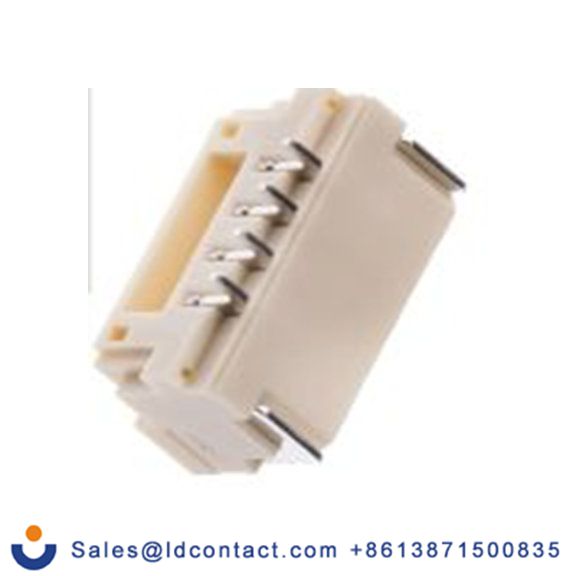 RS PRO,147-116,4p 1排 PCB 针座 直角 线对板连接器, 1.25 mm间距, 50 V, 表面安装 覆盖