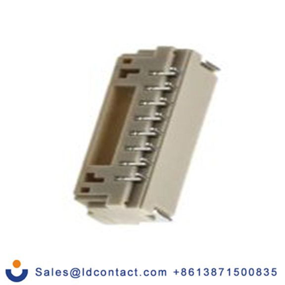 RS PRO,147-119,8p 1排 PCB 针座 直角 线对板连接器, 1.25 mm间距, 50 V, 表面安装 覆盖