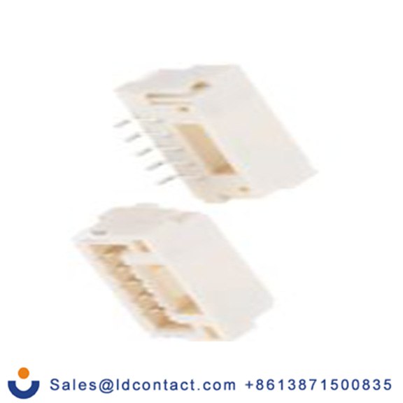 RS PRO,147-120,5p 1排 PCB 针座 直角 线对板连接器, 1.25 mm间距, 50 V, 表面安装 覆盖