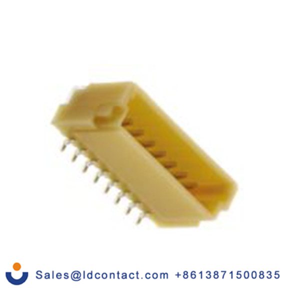 RS PRO,147-158,8p 1排 PCB 针座 直向 线对板连接器, 1 mm间距, 50 V, 表面安装 覆盖