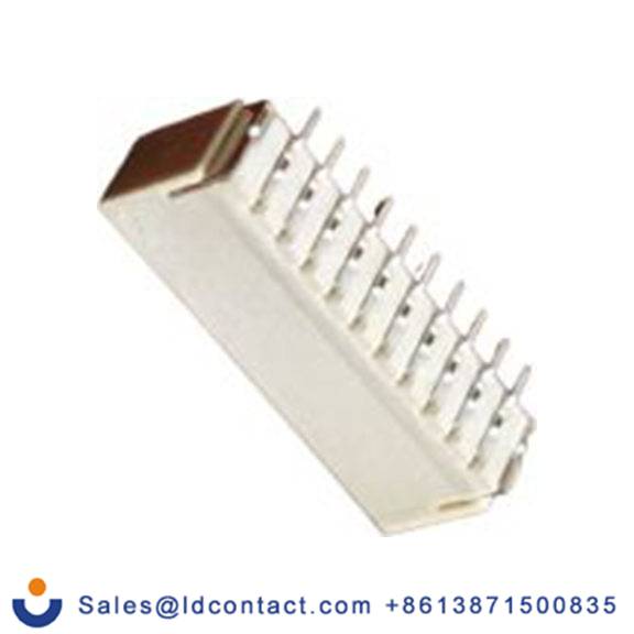 RS PRO,147-160,10p 1排 PCB 针座 直向 线对板连接器, 1 mm间距, 50 V, 表面安装 覆盖