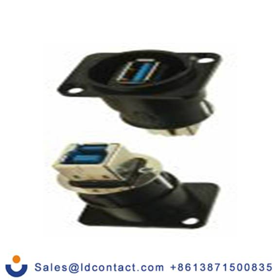 RS PRO,280-090,馈通 USB 接口 母插, 2端口, 面板安装 直向 USB 3.0 Dual USB 2.0 A-A系列