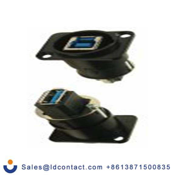 RS PRO,280-092,馈通 USB 接口 母插, 2端口, 面板安装 直向 USB 3.0 Dual USB 2.0 A-A系列