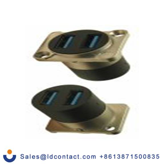 RS PRO,282-840,USB 连接器, USB A 型 母插, 2端口, 面板安装 直向 USB 3.0 CP30087系列