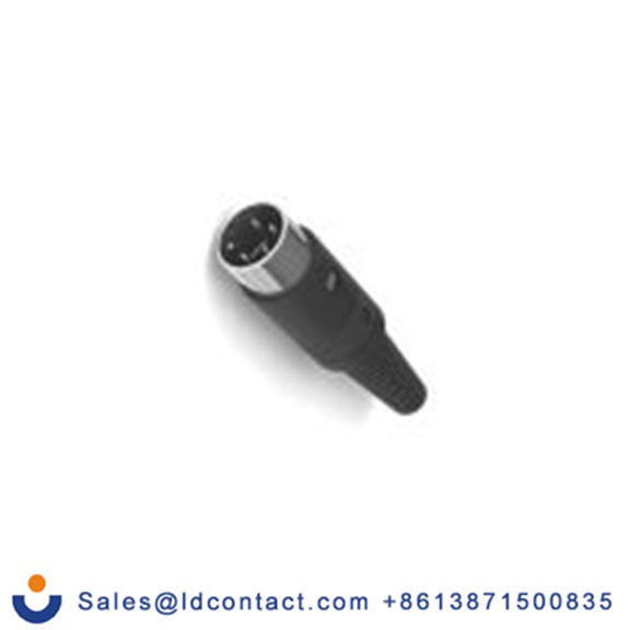 RS PRO,360-109,DIN 连接器, 13.5 mm, DIN 45326, 4触芯, 电缆安装, 直向 1A YE系列, 100 V ac IP40, 卡扣 公