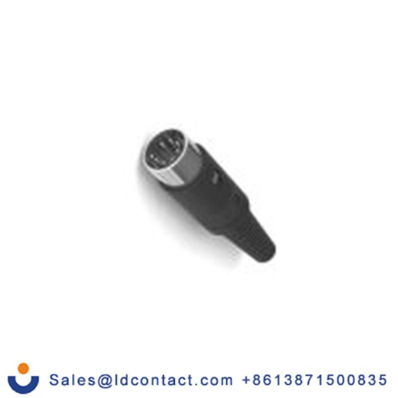 RS PRO,360-111,DIN 连接器, 13.5 mm, DIN 45326, 7触芯, 电缆安装, 直向 1A YE系列, 100 V ac IP40, 卡扣 公