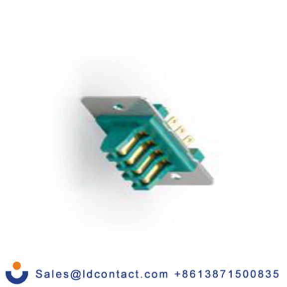 RS PRO,434-491,4.7 mm 背板连接器, 8针, 8排 公, 面板安装 直向 LMRP系列