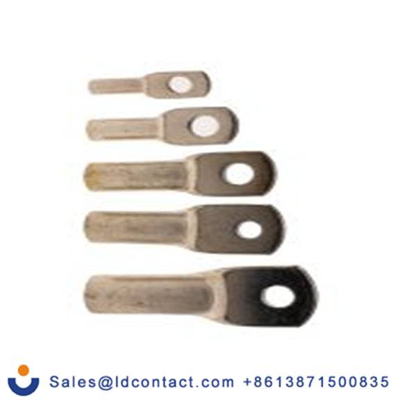 RS PRO,434-558,非绝缘 铜 管状环形接线端子, Φ5.5 mm内环, 8.5 mm螺栓, 棕色 KS系列