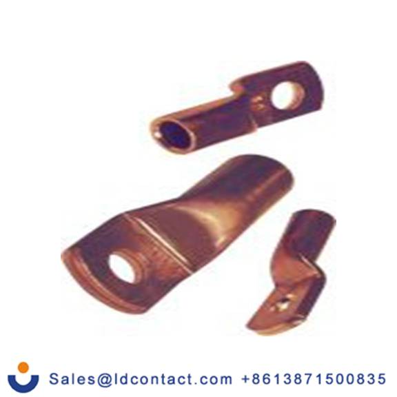 RS PRO,434-597,非绝缘 铜 管状环形接线端子, Φ5.5 mm内环 6 AWG, 10.5 mm螺栓, 棕色 6 AWG K系列